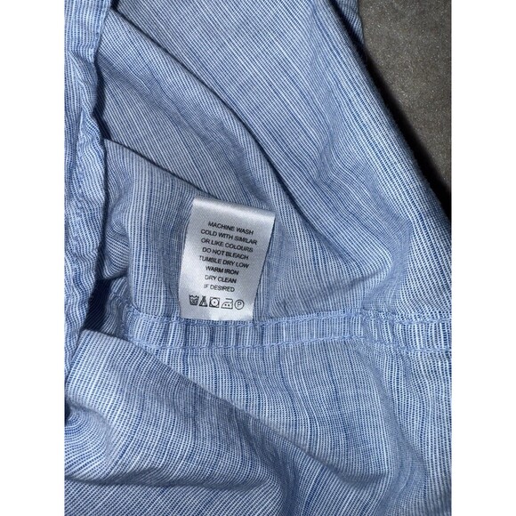 Cactus Man Ricky Singh Slim Fit Size XL Blue Button Up Short Sleeve - Picture 4 of 7